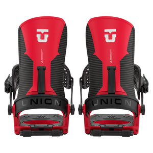 2027 UNION Charger Snowboard Binding - CHARGER BLACK-RED REAR FULL PAIR