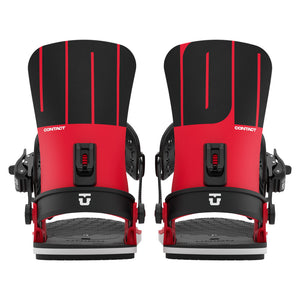 2027 UNION Contact Snowboard Binding - CONTACT RED REAR FULL PAIR
