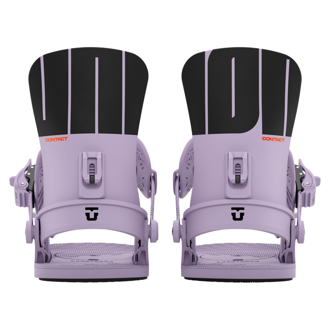 2027 UNION Contact [Women's] Snowboard Binding - CONTACT WOMEN VIOLET REAR FULL PAIR