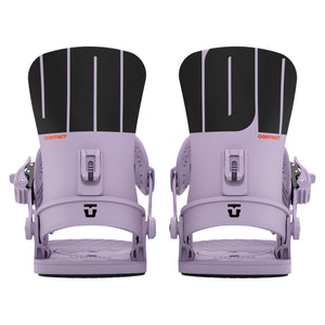 2027 UNION Contact [Women's] Snowboard Binding - CONTACT WOMEN VIOLET REAR FULL PAIR