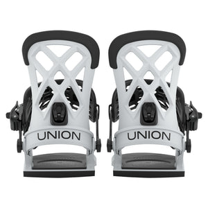 2027 UNION Flite Pro Snowboard Binding - FLITE PRO GREY REAR FULL PAIR