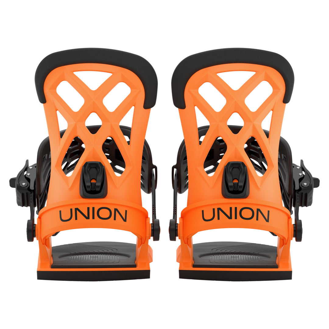 2027 UNION Flite Pro Snowboard Binding - FLITE PRO ORANGE REAR FULL PAIR