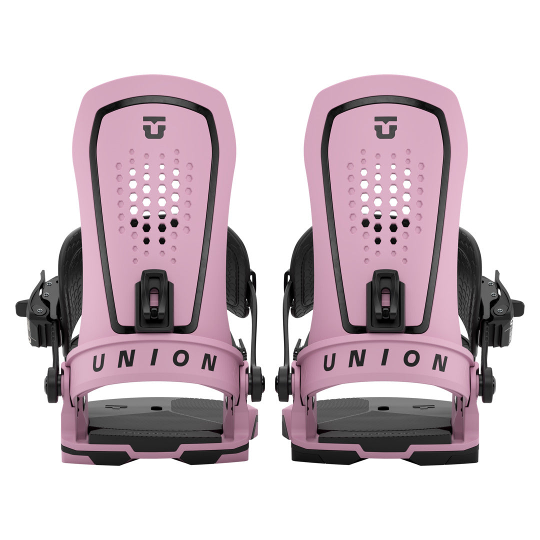 2027 UNION Force Snowboard Binding - FORCE PINK REAR FULL PAIR