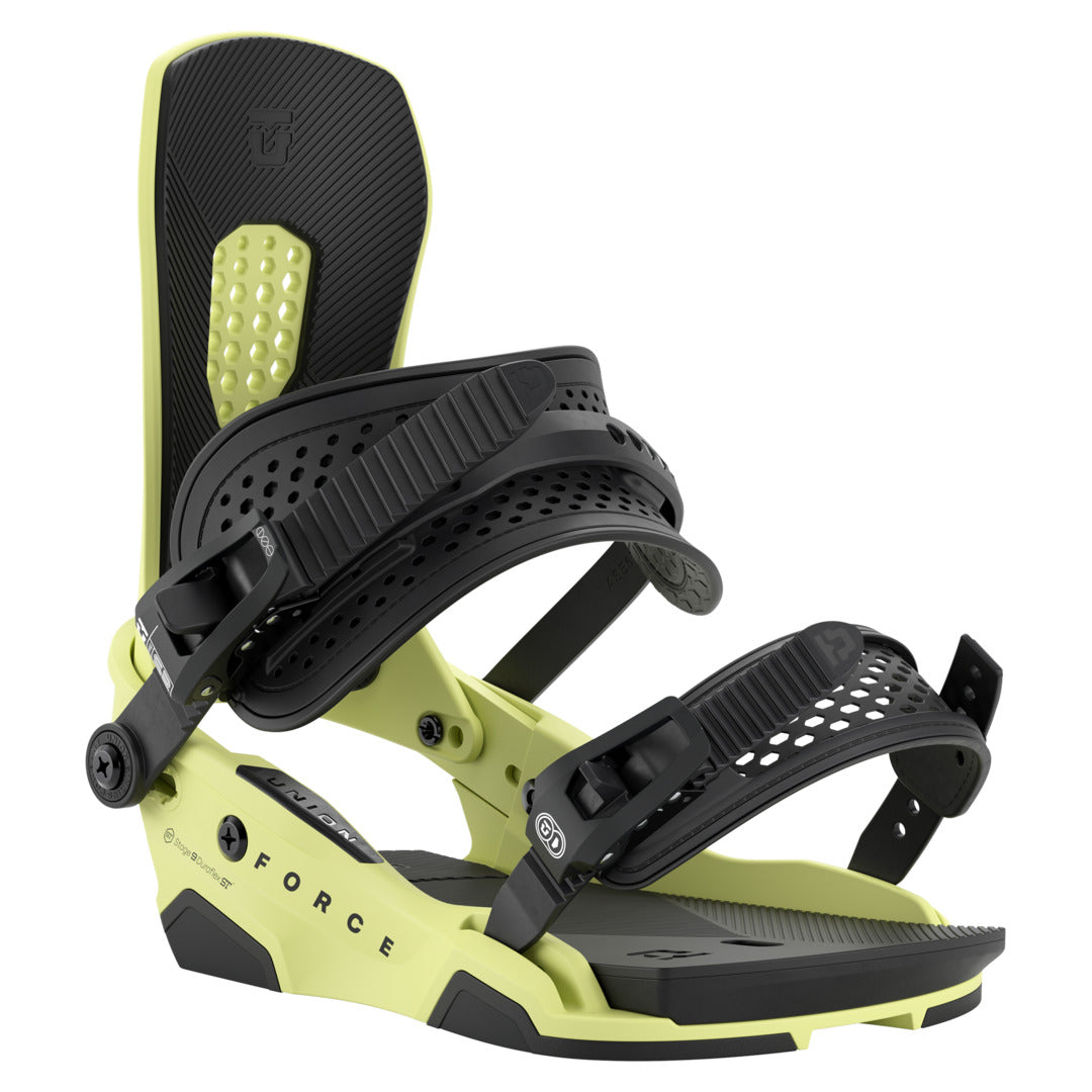 2027 UNION Force Snowboard Binding - FORCE YELLOW FRONT