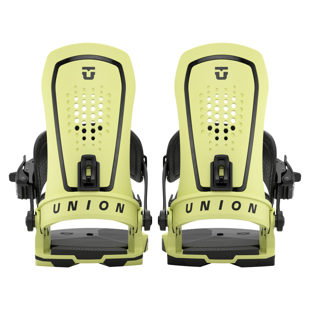 2027 UNION Force Snowboard Binding - FORCE YELLOW REAR FULL PAIR