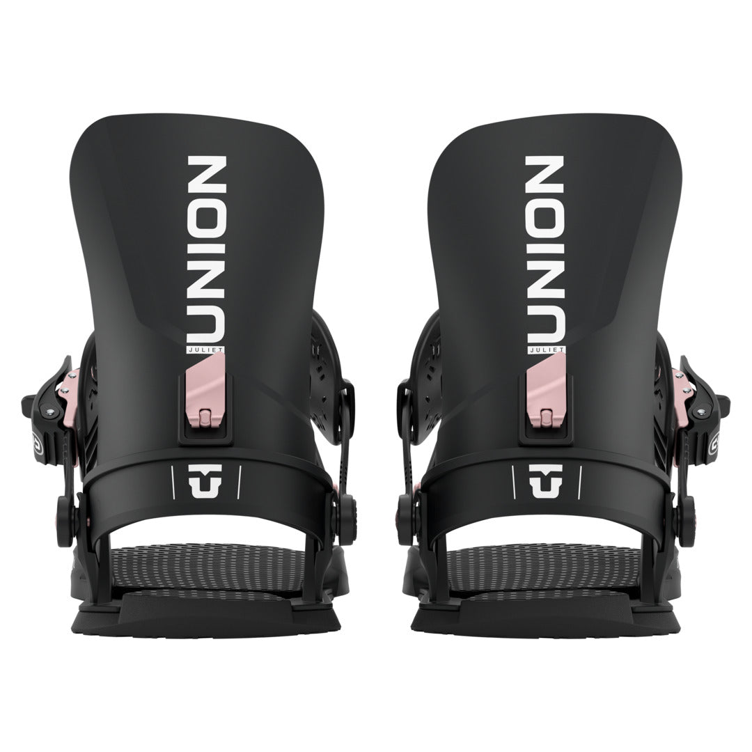 2027 UNION Juliet Snowboard Binding - JULIET BLACK REAR FULL PAIR