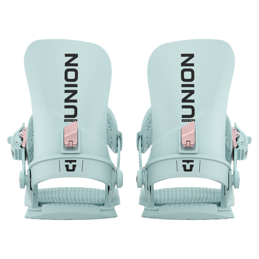 2027 UNION Juliet Snowboard Binding - JULIET ICE BLUE REAR FULL PAIR