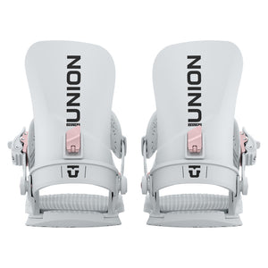 2027 UNION Juliet Snowboard Binding - JULIET LIGHT GREY REAR FULL PAIR