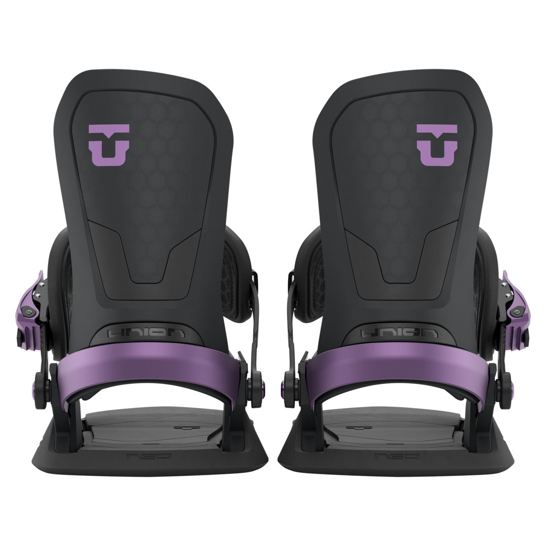 2027 UNION Neo Snowboard Binding - NEO BLACK FULL PAIR REAR