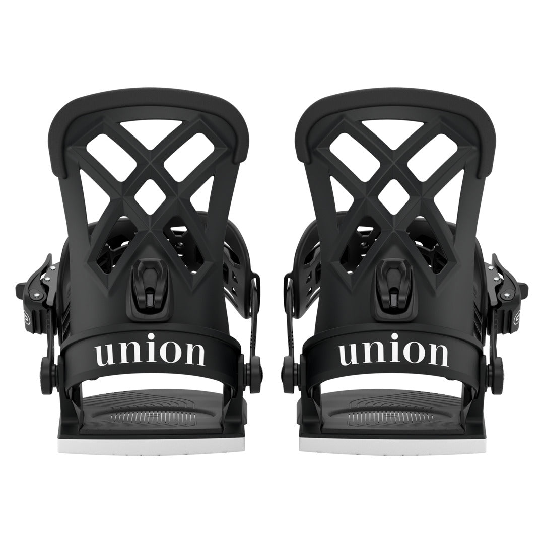 2027 UNION Rosa Snowboard Binding - ROSA BLACK REAR FULL PAIR
