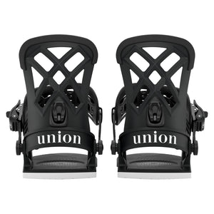 2027 UNION Rosa Snowboard Binding - ROSA BLACK REAR FULL PAIR