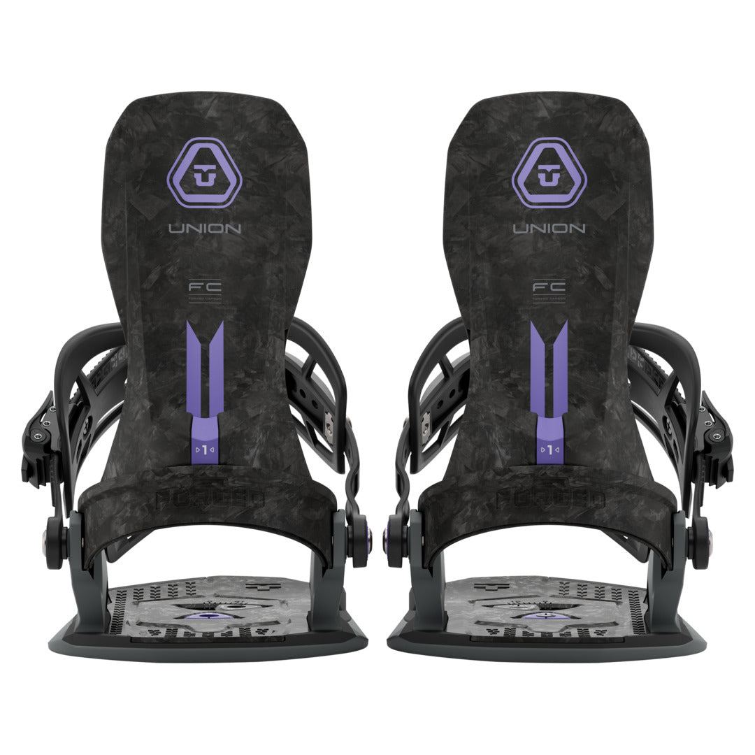 2027 UNION Source FC Snowboard Binding - SOURCE FC BLACK REAR FULL PAIR