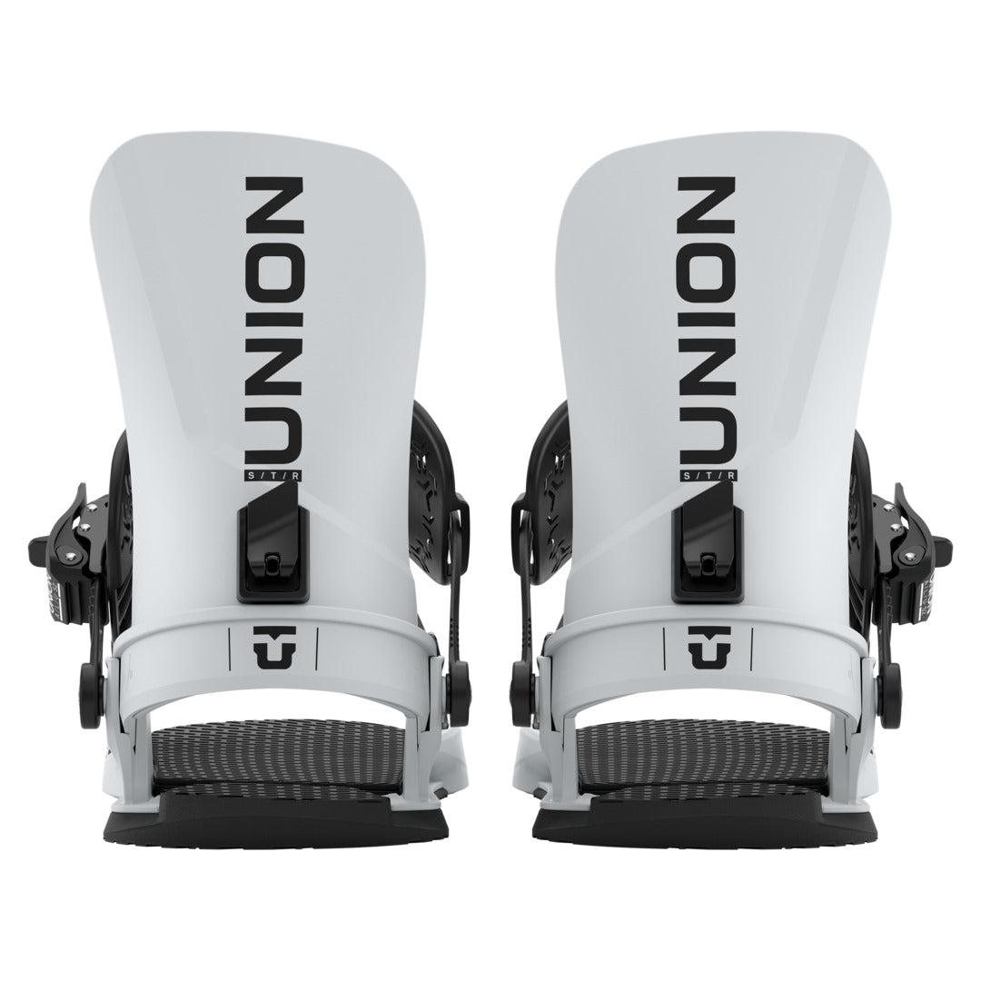 2027 UNION STR Snowboard Binding - STR GREY REAR FULL PAIR
