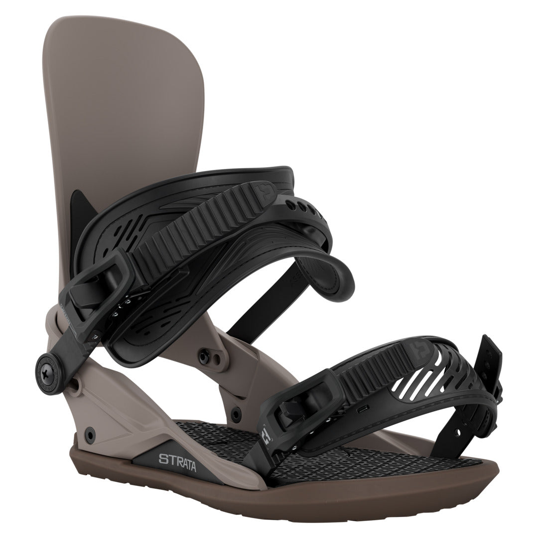 2027 UNION Strata Snowboard Binding - STRATA BROWN FRONT