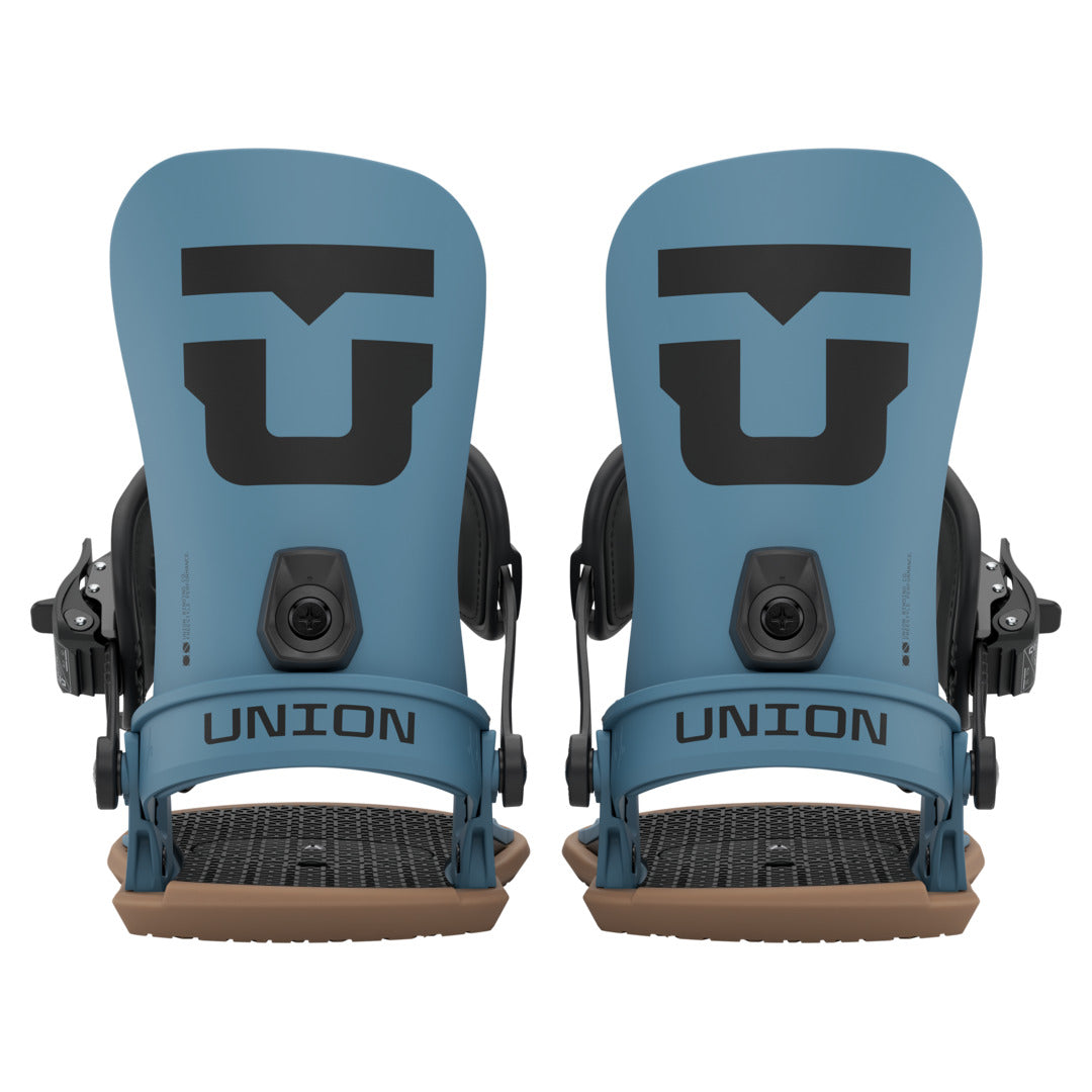 2027 UNION Strata Snowboard Binding - STRATA DARK BLUE REAR FULL PAIR