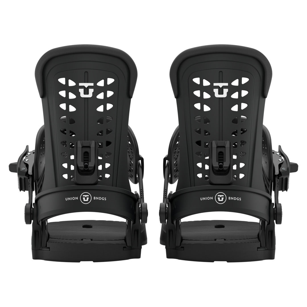 2027 UNION Trilogy Classic Snowboard Binding - TRILOGY CLASSIC BLACK REAR FULL PAIR