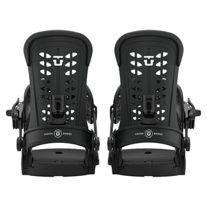 2027 UNION Trilogy Classic Snowboard Binding - TRILOGY CLASSIC BLACK REAR FULL PAIR