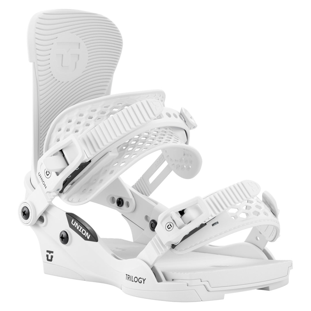 2027 UNION Trilogy Classic Snowboard Binding - TRILOGY CLASSIC WHITE FRONT