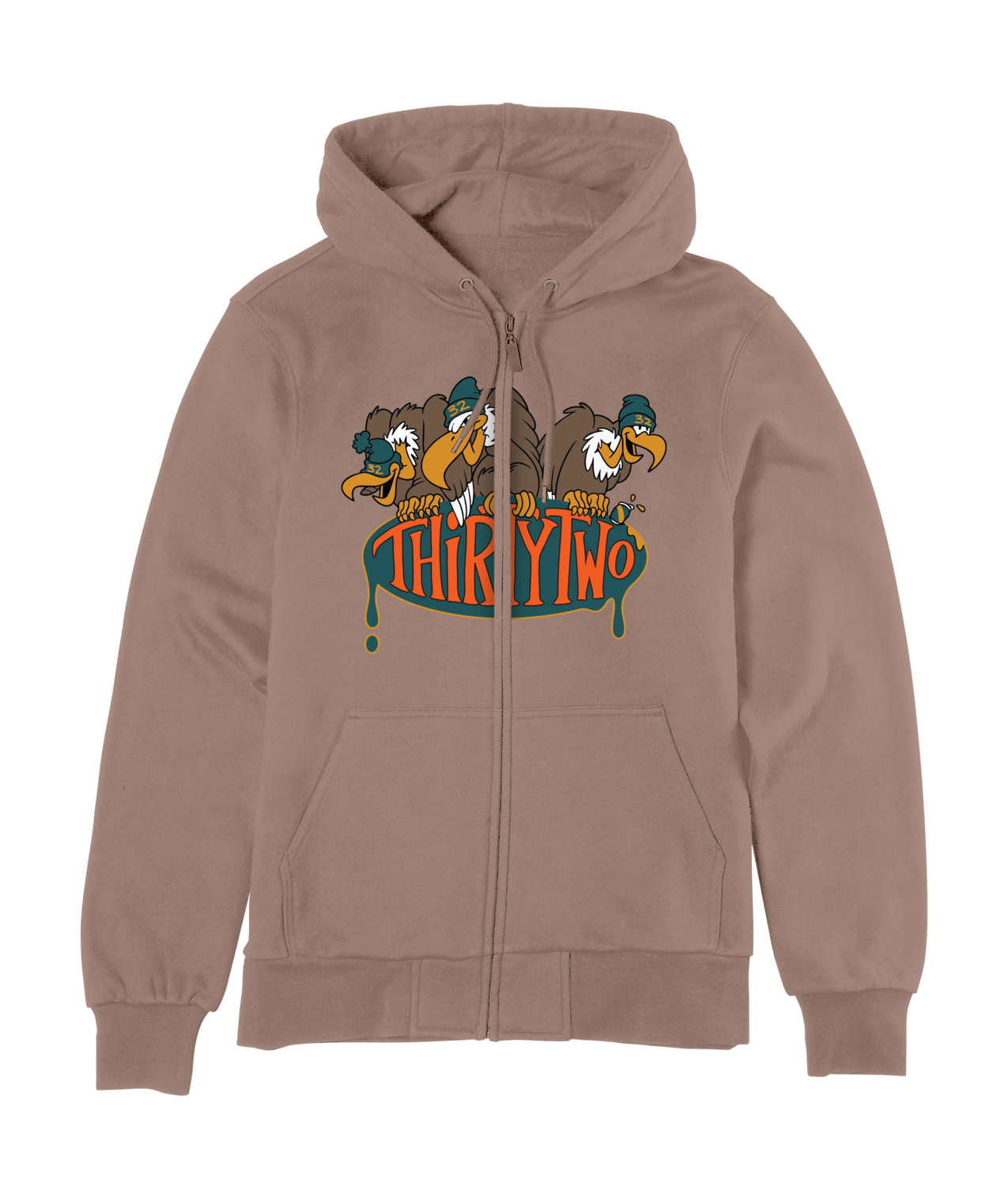2027 Thirtytwo Condor Zip Hoodie Snow Fleece