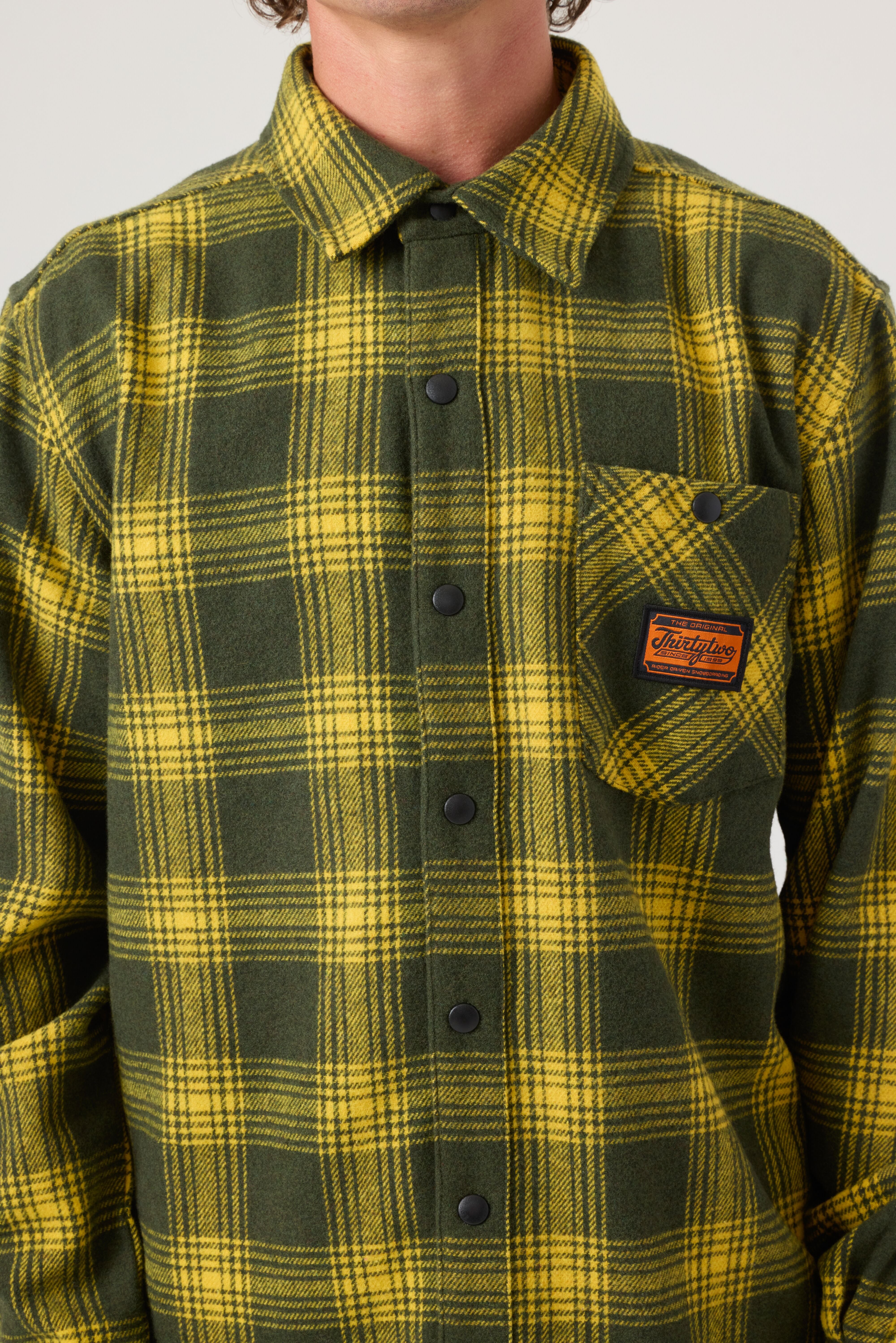 2027 Thirtytwo Ironwood Flannel Snow Shirt