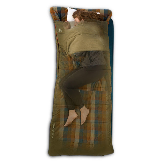 Kelty Wayback 20°F Sleeping Bag – Lightweight, 3-Season Down Bag
