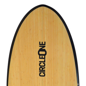 8' CIRCLE ONE BAMBOO SQUASH TAIL MINI MAL SURFBOARD S2AS