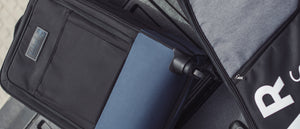 2027 Radar Flight 4-Wheel Carry-On Luggage 40L - Black / Blue
