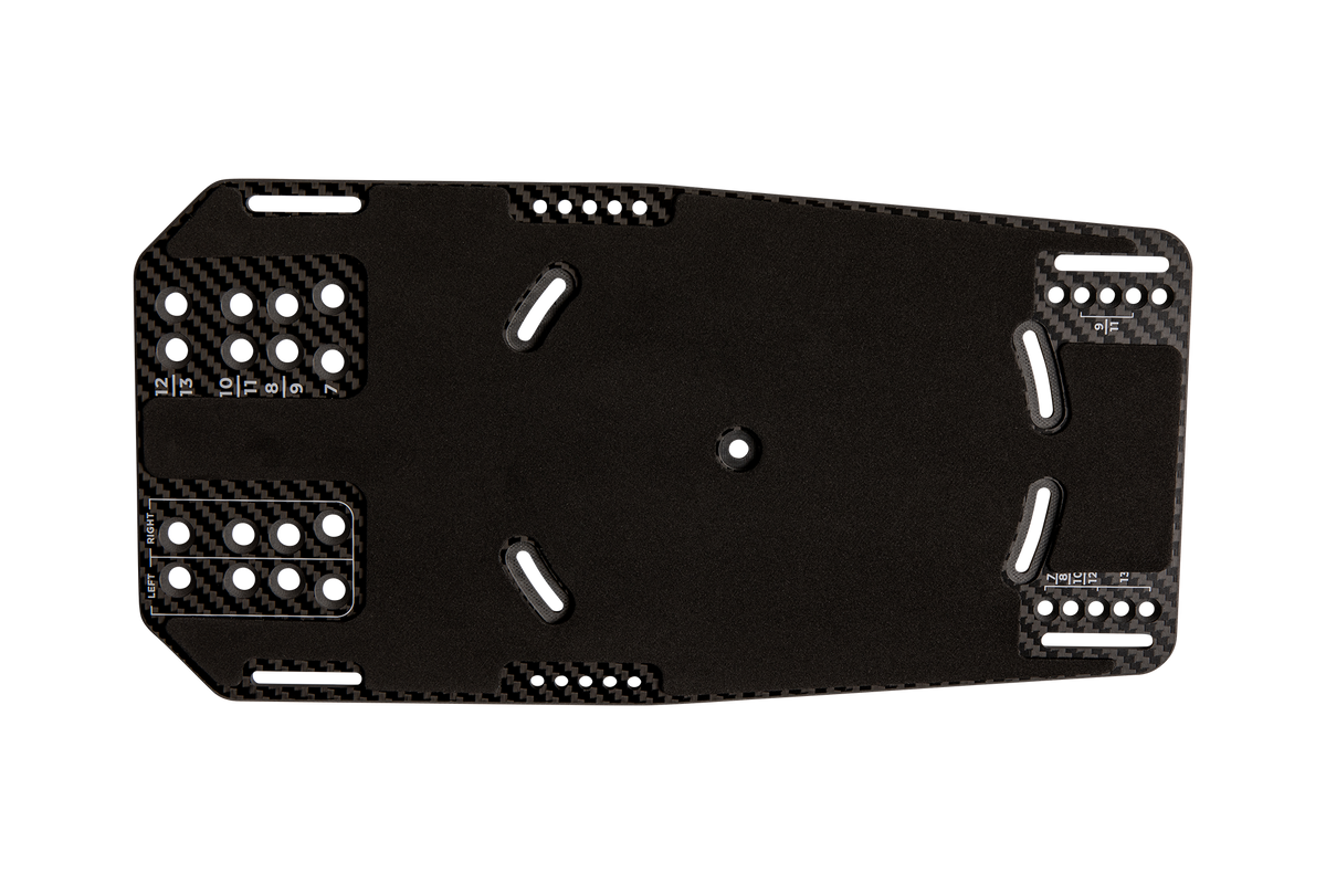 2027 Radar Carbon / G10 Front Plate with Adaptable Mounting