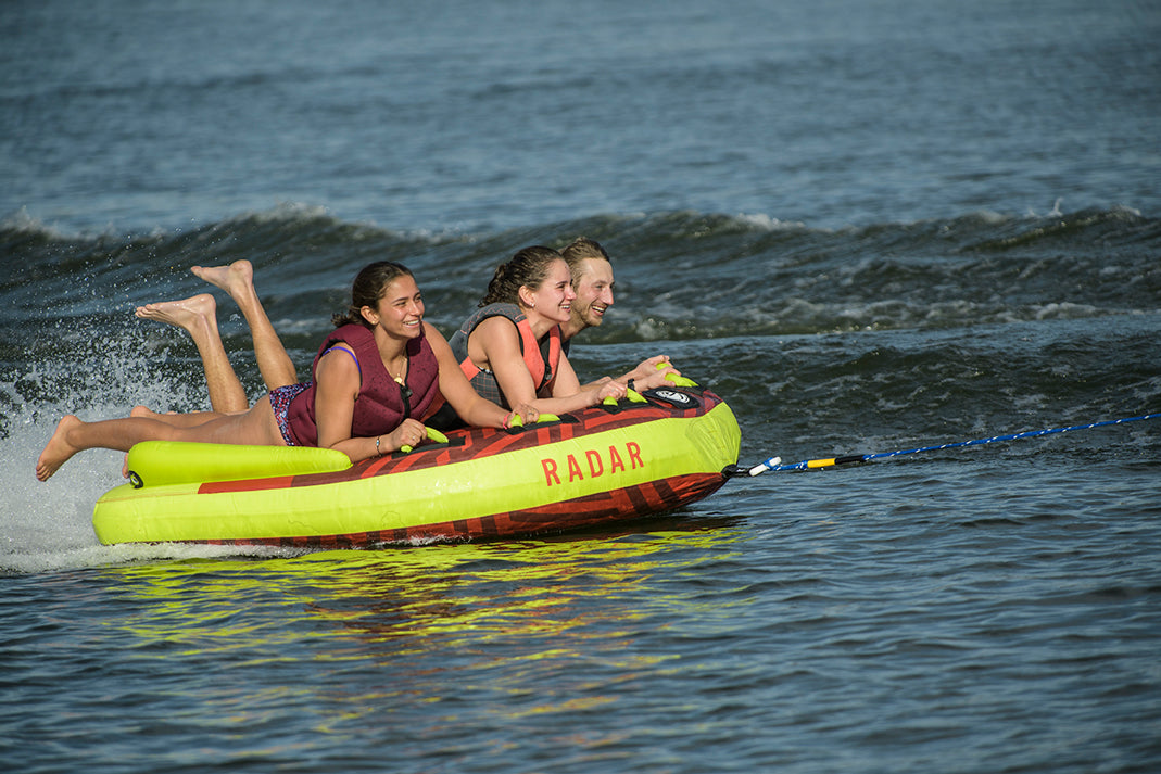 2027 Radar Liftoff Marshmallow Top 3 Person Towable Tube - Red / Yellow