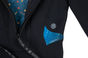 2027 Radar Long Sleeve Shorty 2mm Back Zip Wetsuit - Black