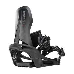 2027 Nidecker Carbon Supermatic snowboard bindings in black