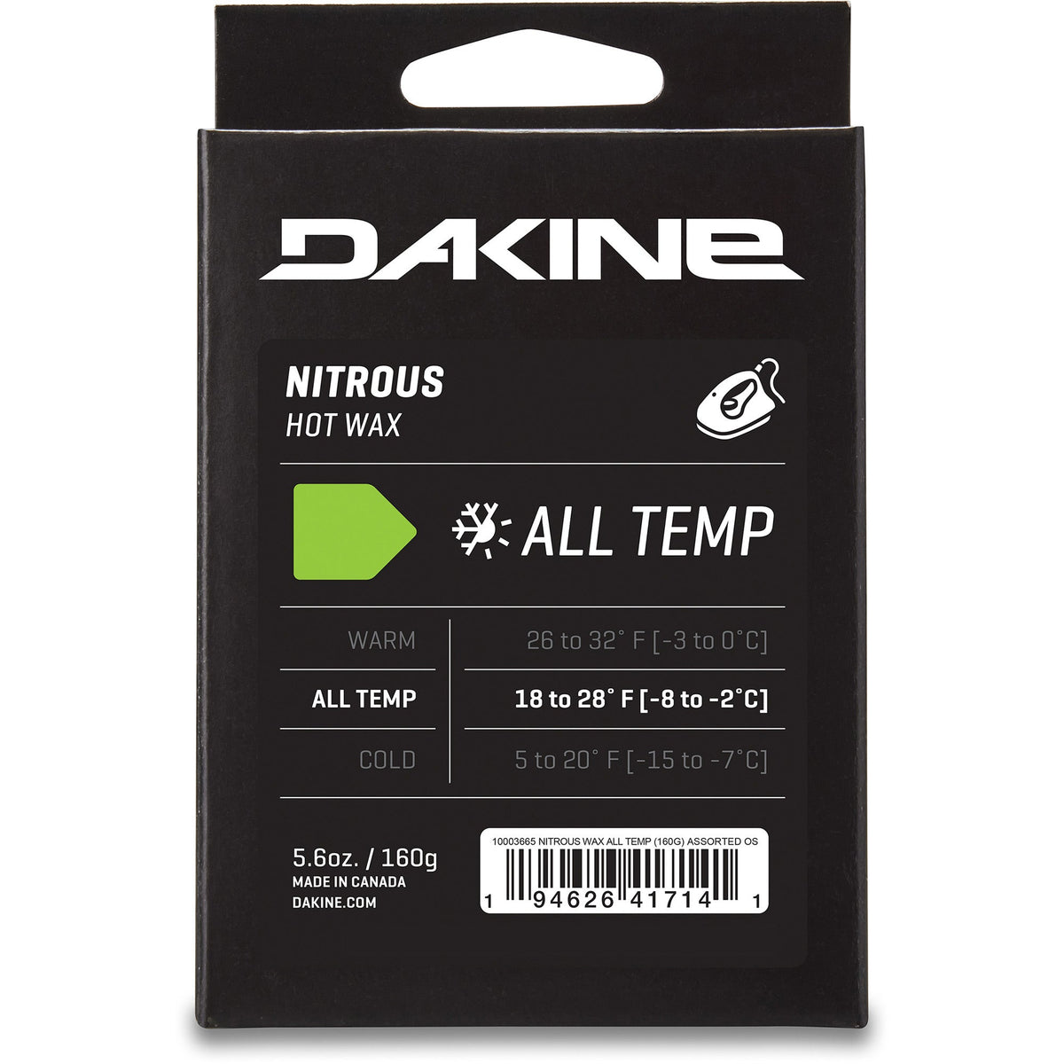 2027 Dakine Nitrous All Temp Wax 160g