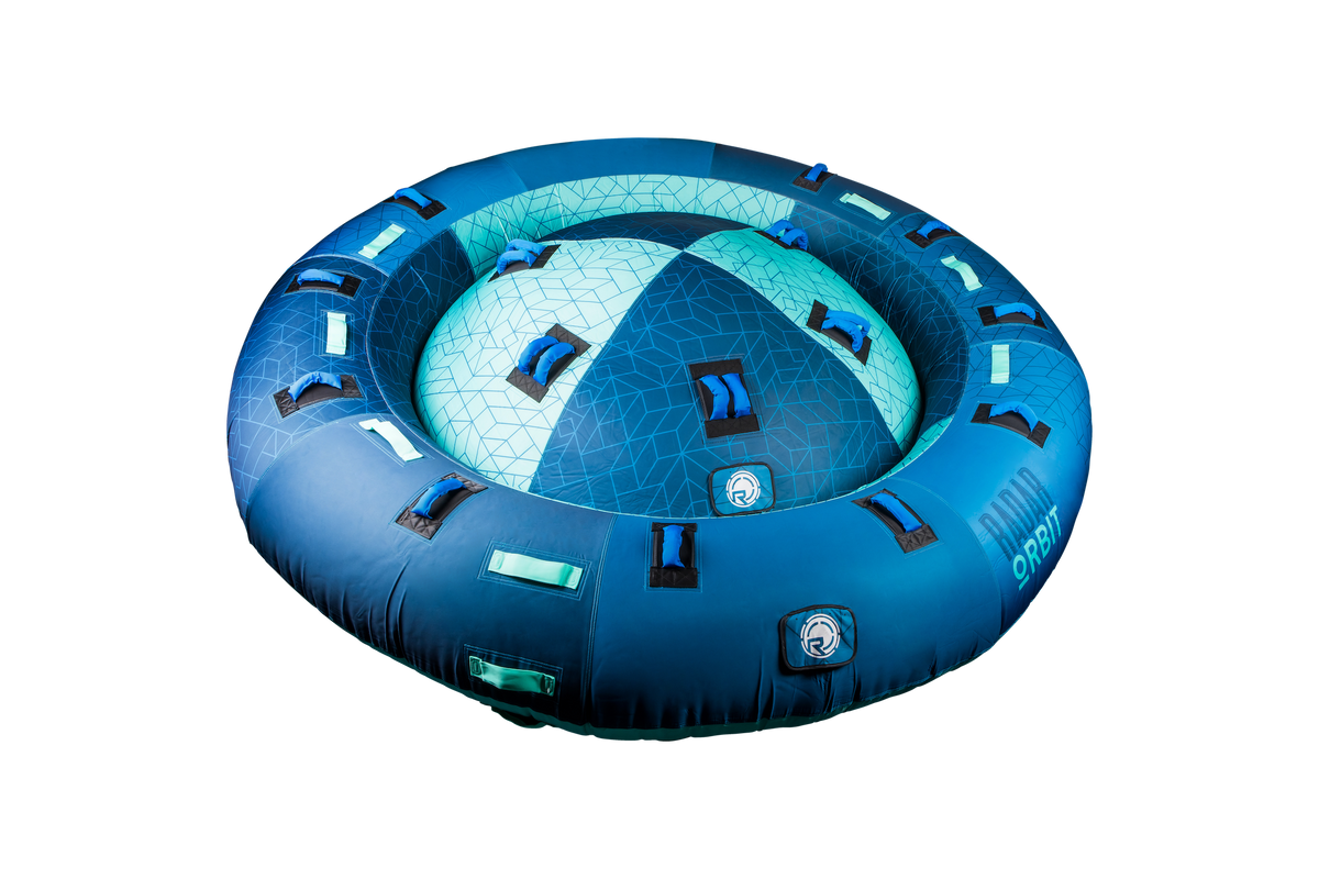 2027 Radar Orbit 4 Person Towable Tube - Teal / Blue