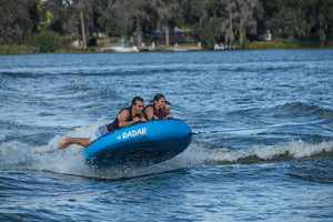 2027 Radar Orion 3 Marshmallow Top 3 Person Towable Tube - True Blue
