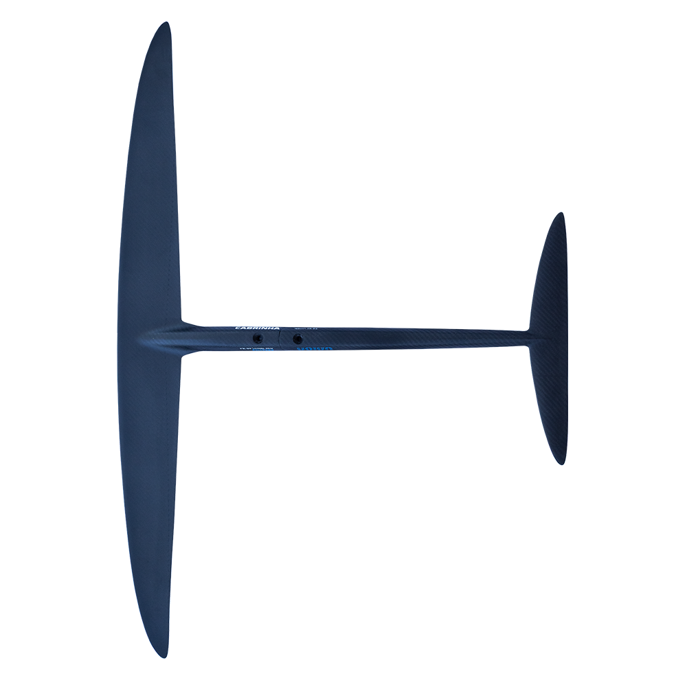 Prestige Front Wing with Union Stabilizer — high-aspect carbon design for smooth, efficient glide.