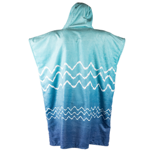 2027 Radar Change Towel Poncho - Blue Tropic