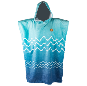 2027 Radar Change Towel Poncho - Blue Tropic