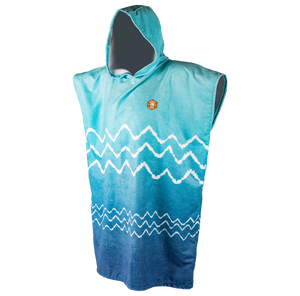 2027 Radar Change Towel Poncho - Blue Tropic