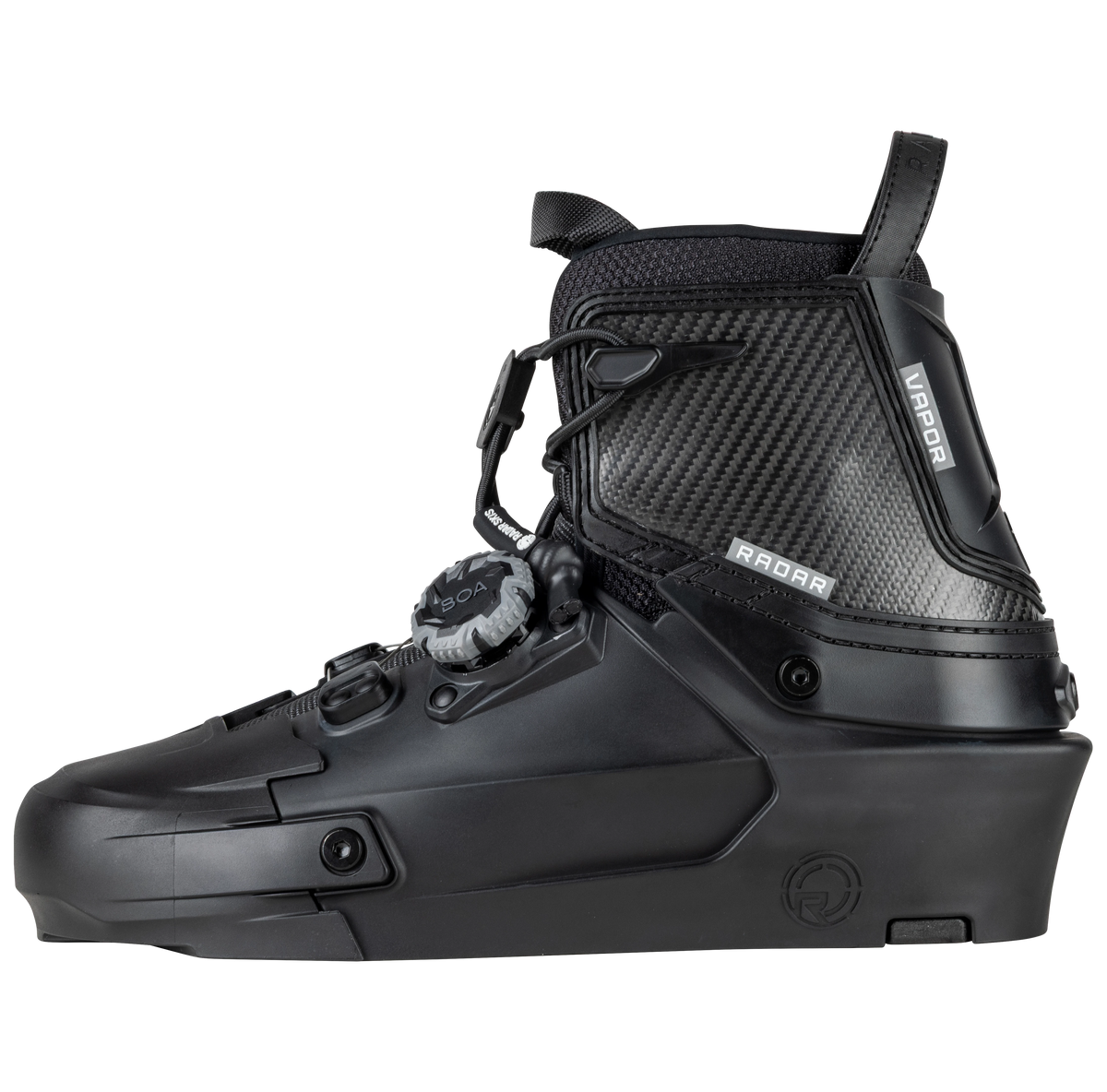 2027 Radar Vapor BOA Waterski Boot - Grey / Carbitex