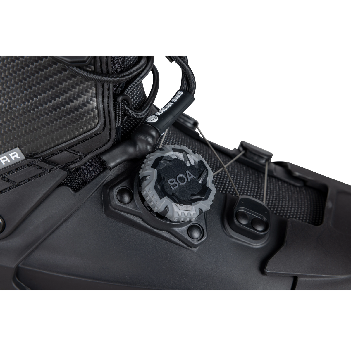 2027 Radar Vapor BOA Waterski Boot - Grey / Carbitex