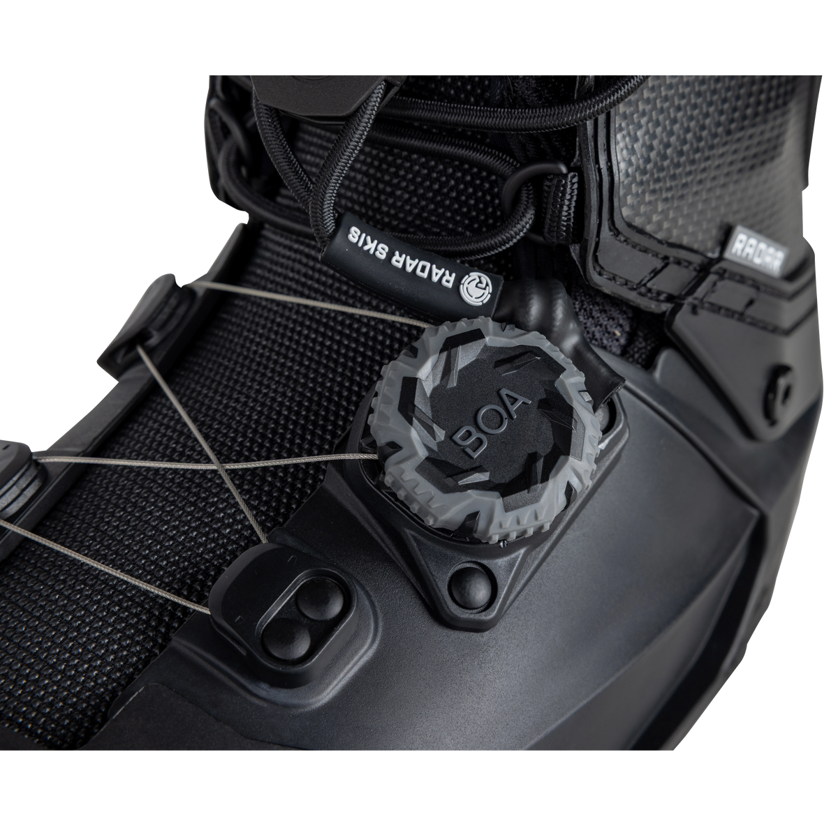 2027 Radar Vapor BOA Waterski Boot - Grey / Carbitex