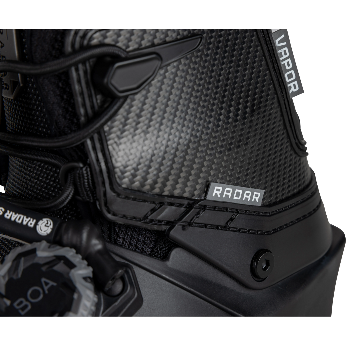 2027 Radar Vapor BOA Waterski Boot - Grey / Carbitex