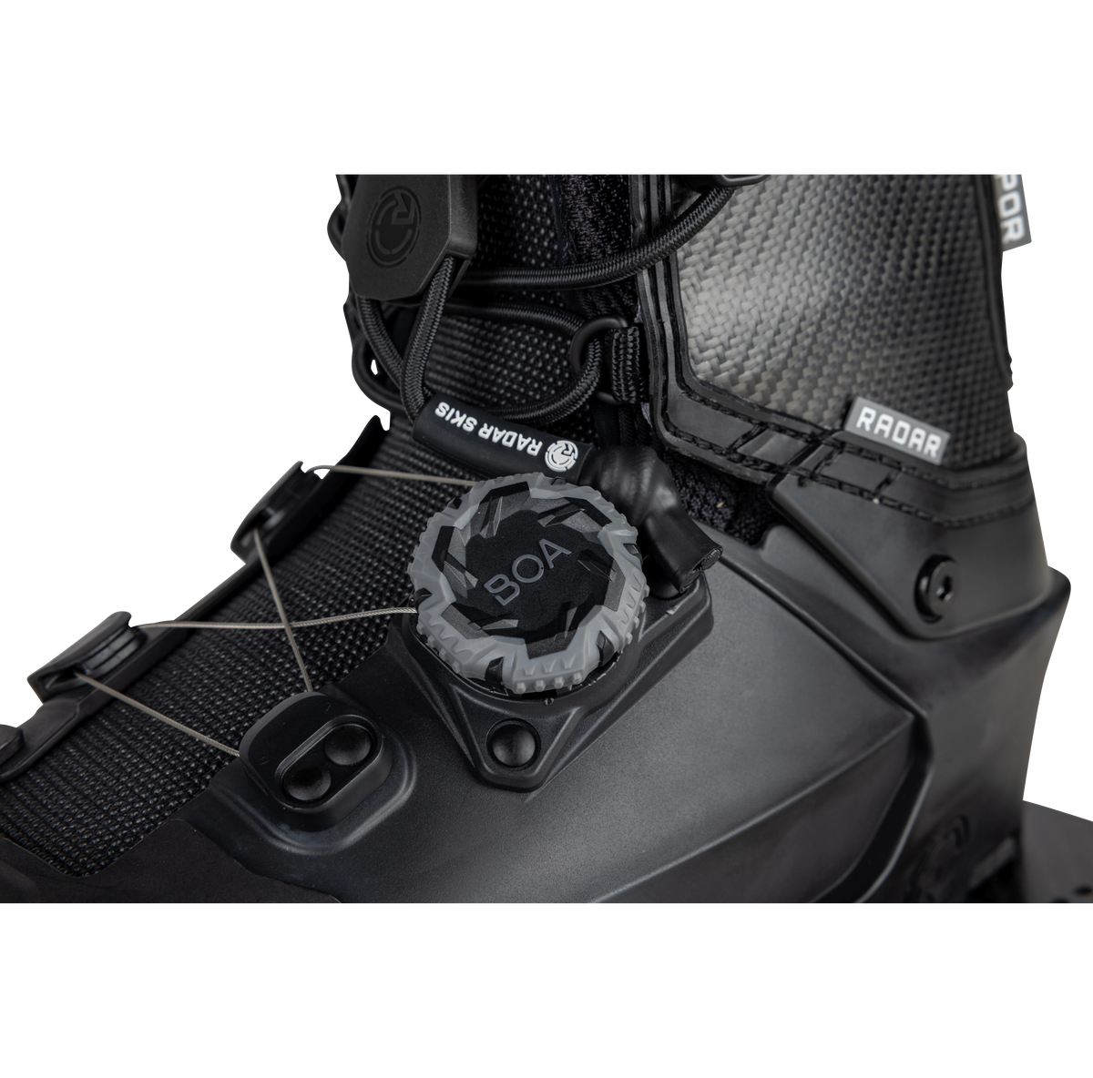 2027 Radar Vapor BOA Waterski Boot - Grey / Carbitex