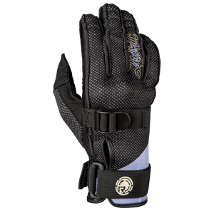 2027 Radar Lyric Women's Inside-Out Waterski Glove - Black / Violet
