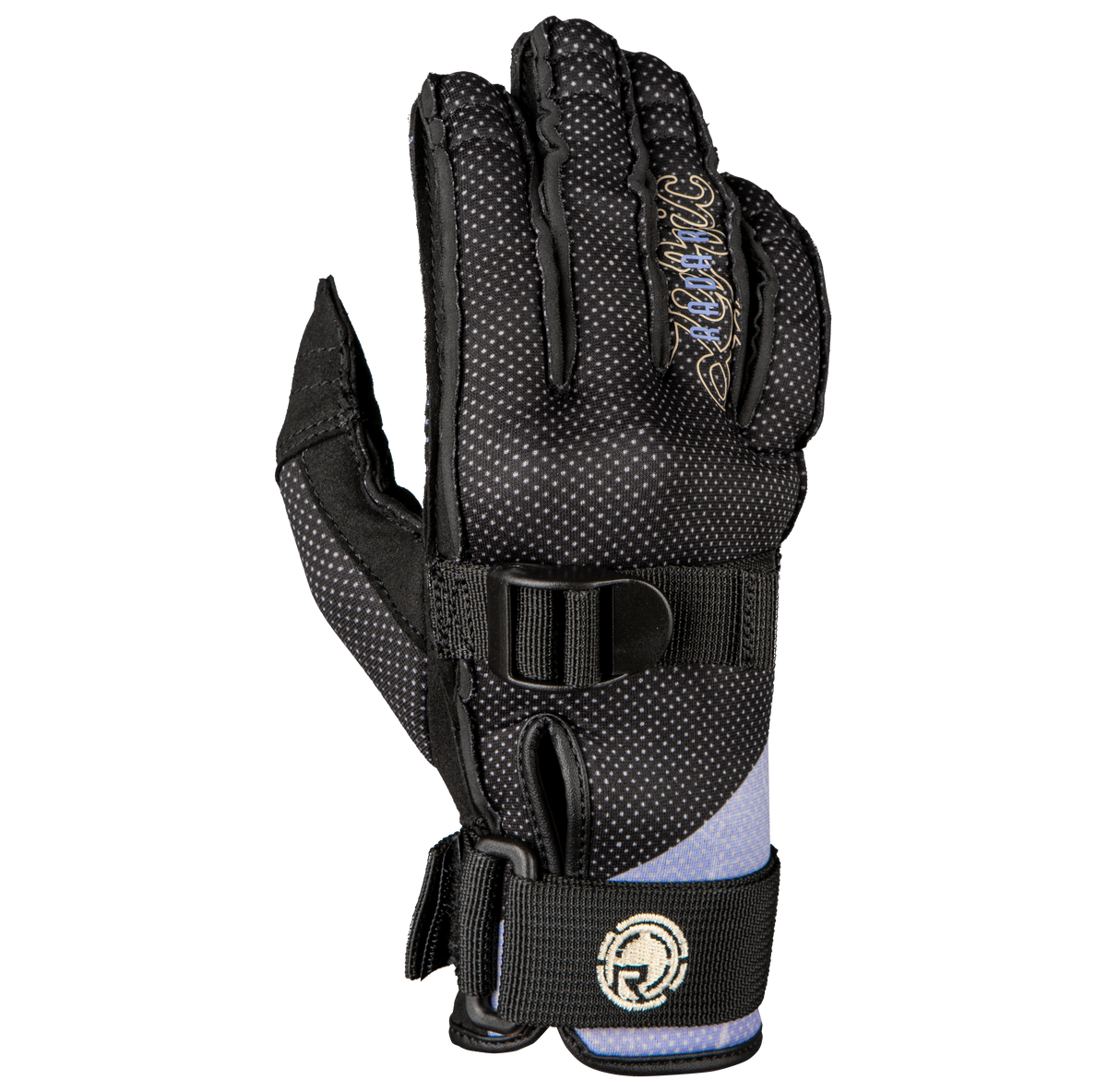 2027 Radar Lyric Women's Inside-Out Waterski Glove - Black / Violet