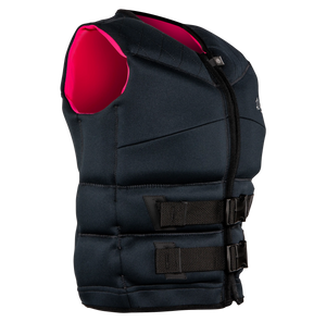 2027 Radar Cameo 4.0 Women's L50 CGA Life Vest - Black / Hot Pink