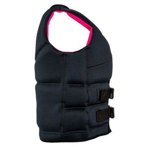 2027 Radar Cameo 4.0 Women's L50 CGA Life Vest - Black / Hot Pink