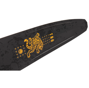 2027 Radar Boy's Total Radar Awesomeness Slalom Waterski - Matte Black / Tiger Yellow