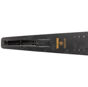 2027 Radar Boy's Total Radar Awesomeness Slalom Waterski - Matte Black / Tiger Yellow