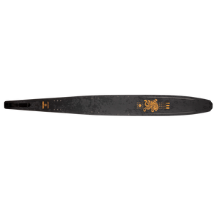2027 Radar Boy's Total Radar Awesomeness Slalom Waterski - Matte Black / Tiger Yellow